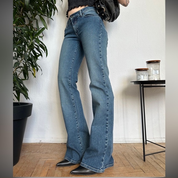 Marithe Francois Girbaud low rise flare jeans - Picture 2 of 10